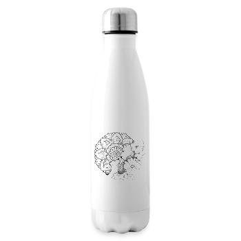 Löwen Mama und Kind - Isolierflasche - Weiß - Rechts