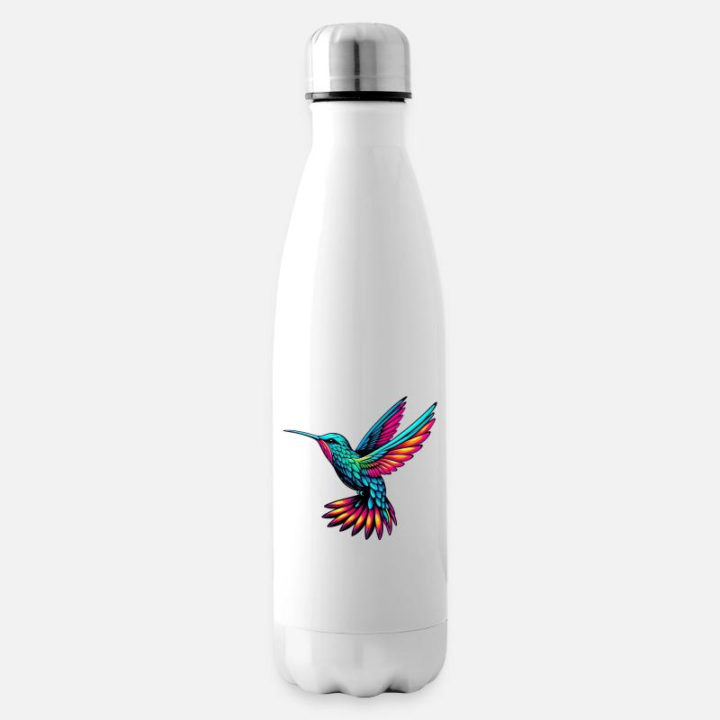 Kolibri - Isolierflasche - Weiß