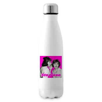 Blah bla - Isolierflasche - Weiß - Rechts