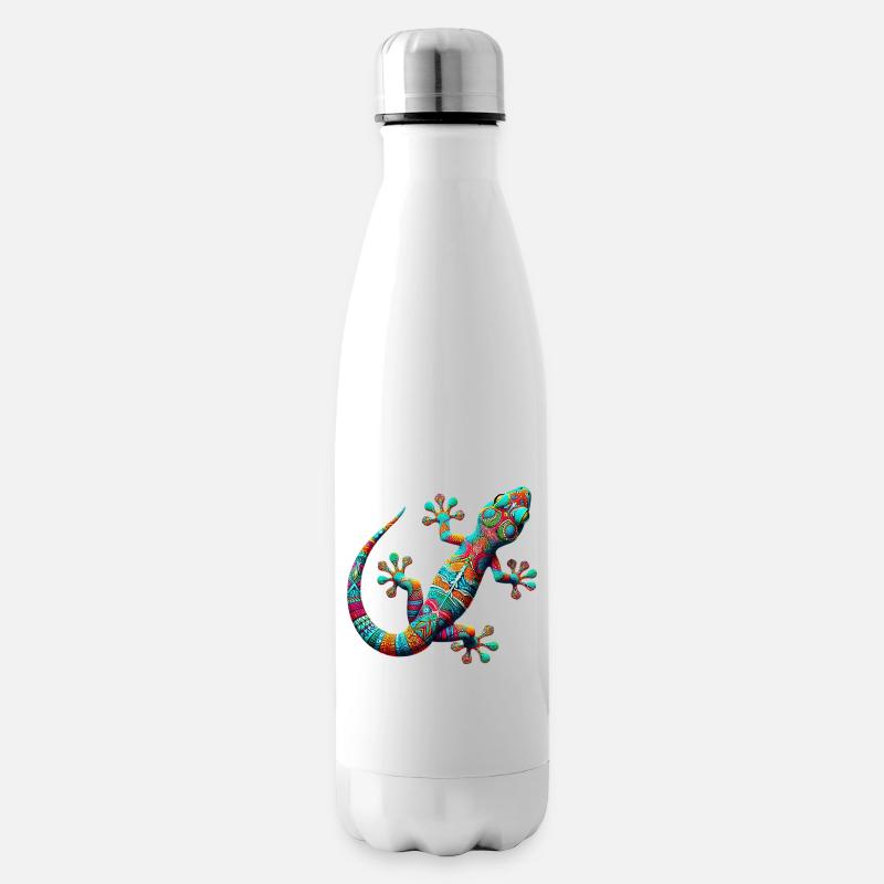 Gecko - Isolierflasche - Weiß