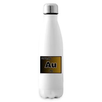 Gold - Insulated Water Bottle - white - Right
