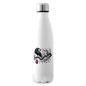 Dark Romance: Gothic Aesthetic - Insulated Water Bottle - white - Right