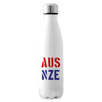 AUS - NZE - Nouvelle-Zélande - Australie - Neuseeland - Bouteille isotherme - blanc - Droite
