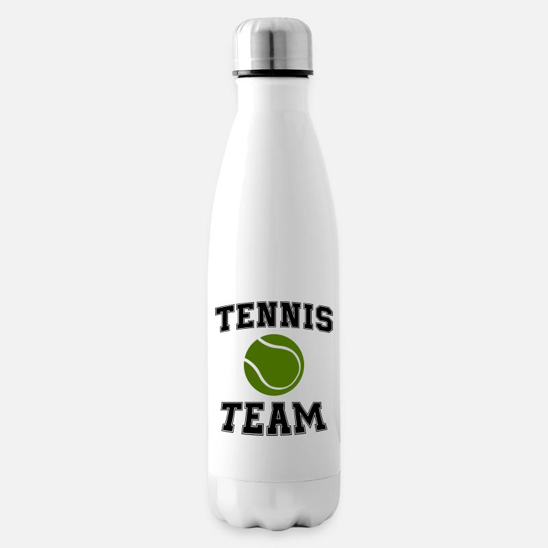 tennis team - Isolierflasche - Weiß