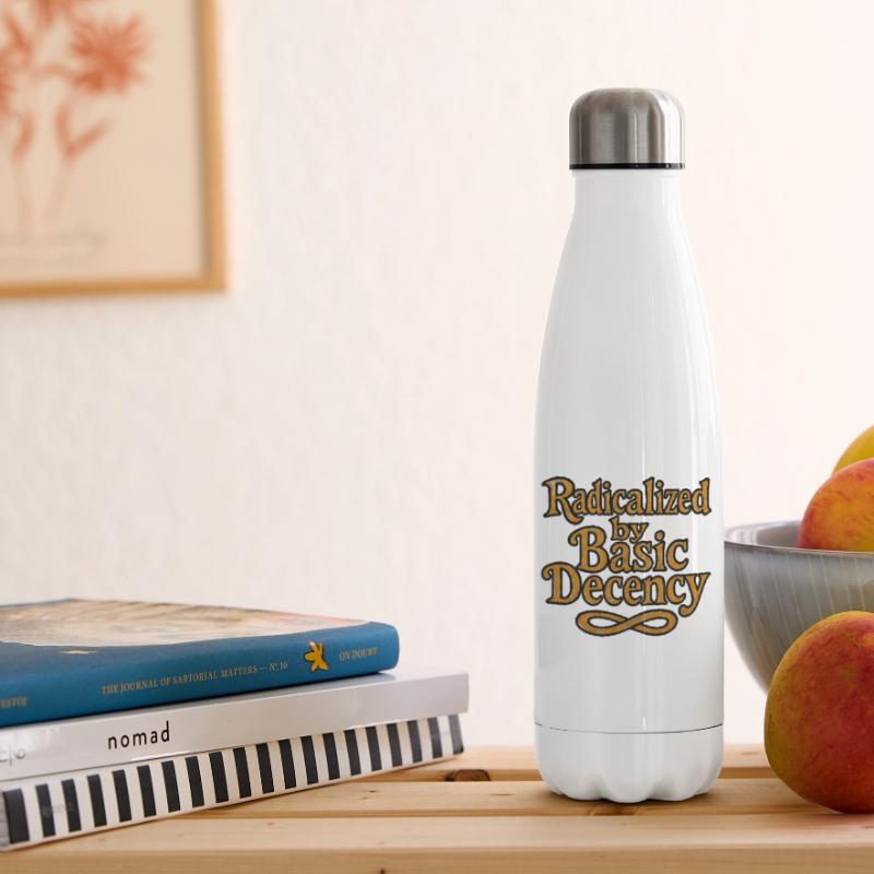 Radicalized by Basic Decency Insulated Water Bottle