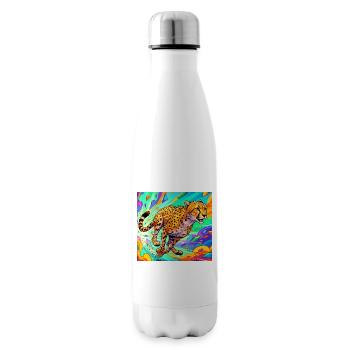 guépard - Bouteille isotherme - blanc - Droite