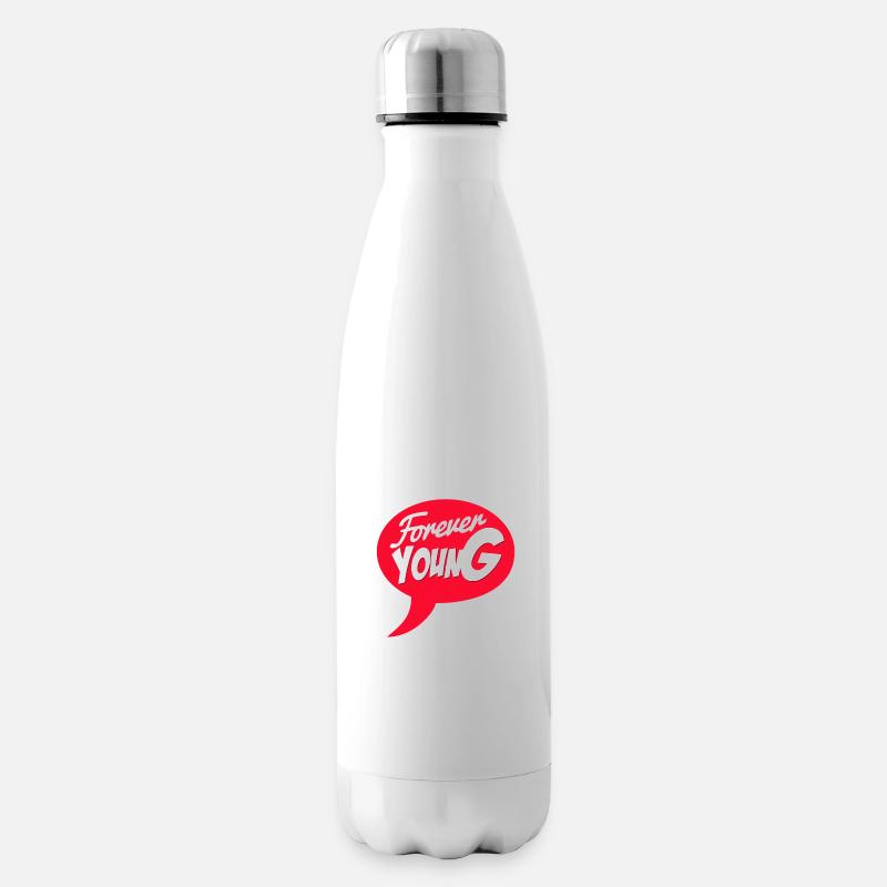 Forever young - Bouteille isotherme - blanc