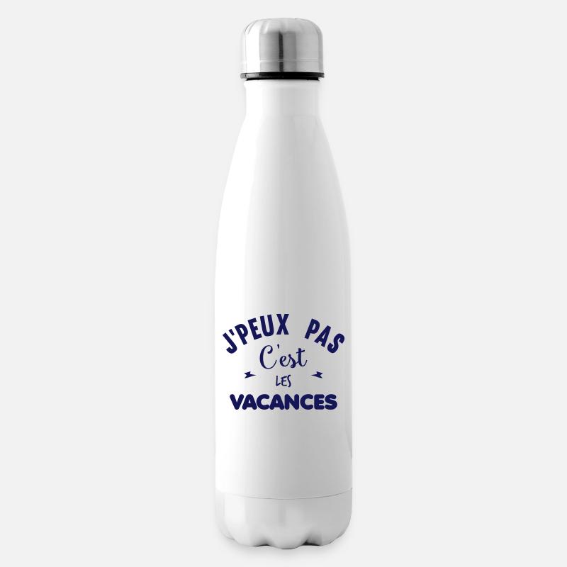 C'EST LES VACANCES - Bouteille isotherme - blanc