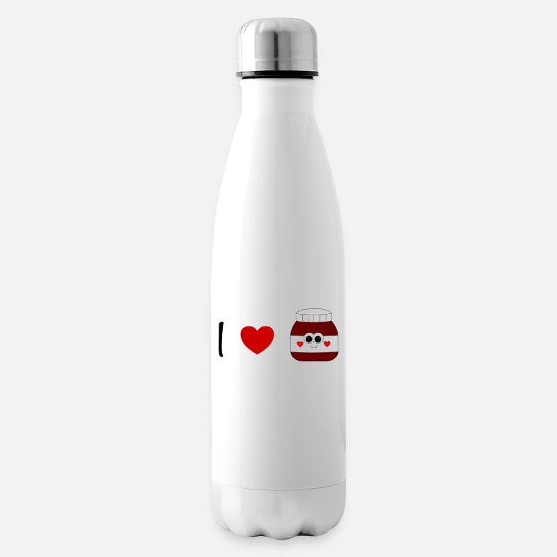 Haselnusscreme - Bouteille isotherme - blanc