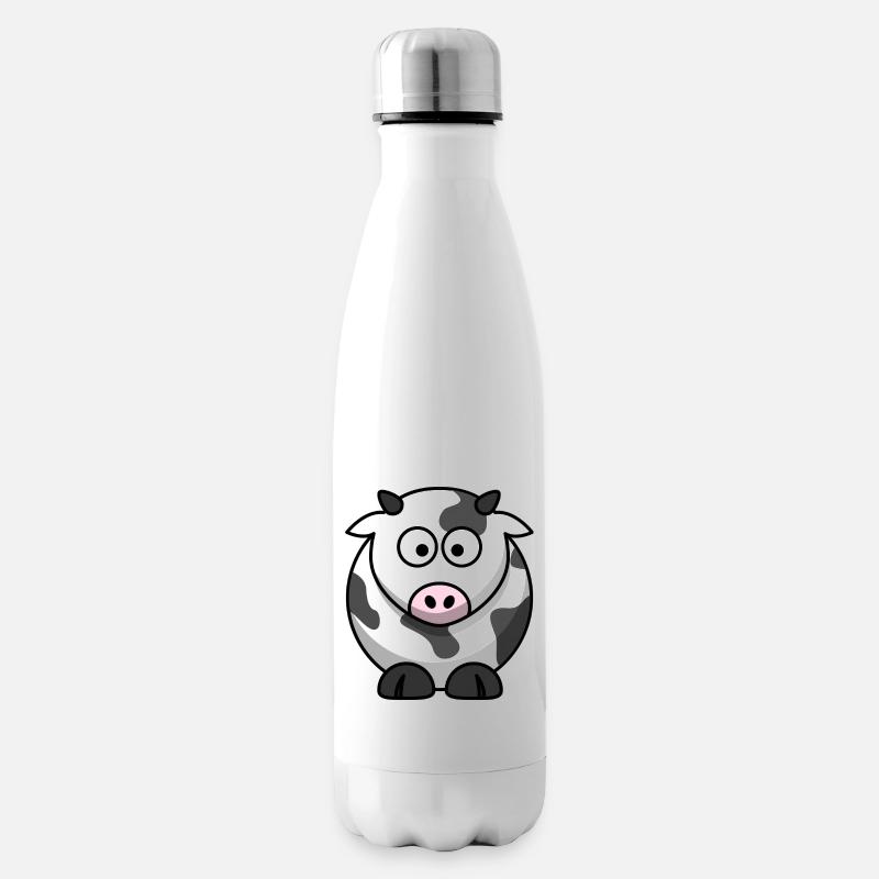 Méline la vache - Bouteille isotherme - blanc