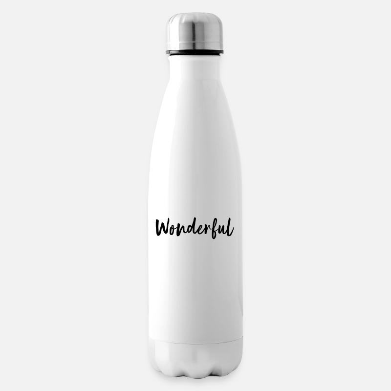 Wonderful - Isolierflasche - Weiß