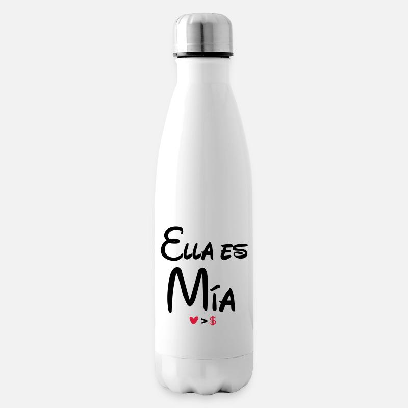 ella_es_mia - Insulated Water Bottle - white