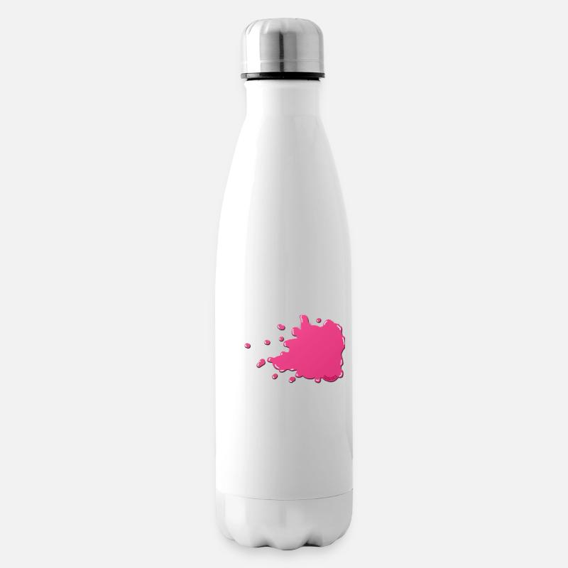 Flamingokotze - Isolierflasche - Weiß