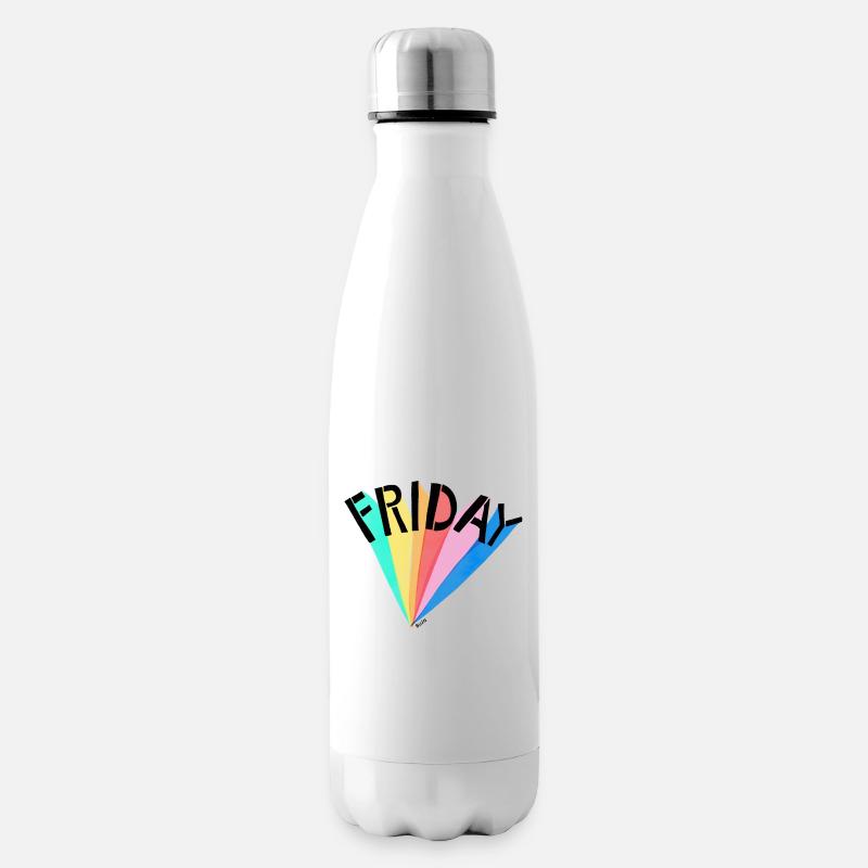 BuJa Friday - Isolierflasche - Weiß