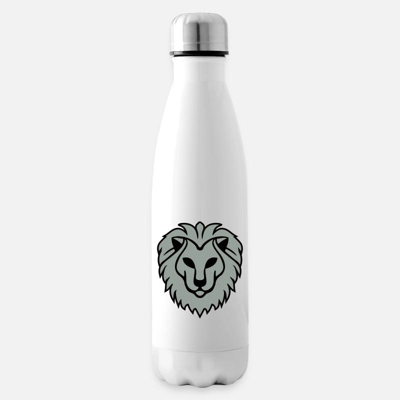 Lion - Isolierflasche - Weiß