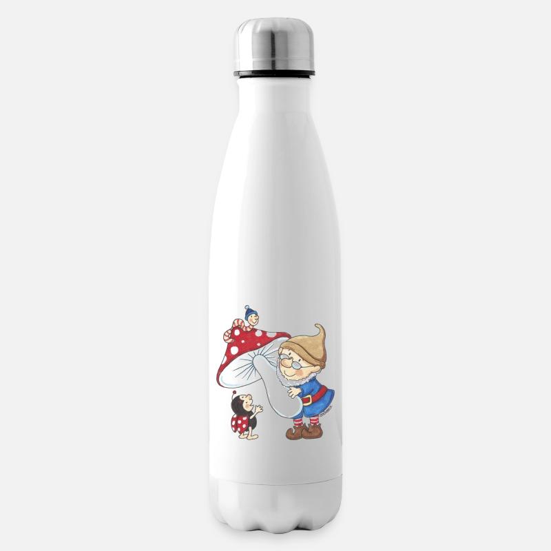 Wichtel_04 - Isolierflasche - Weiß
