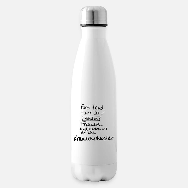 Klügste Frau - Krankenschwester - Isolierflasche - Weiß