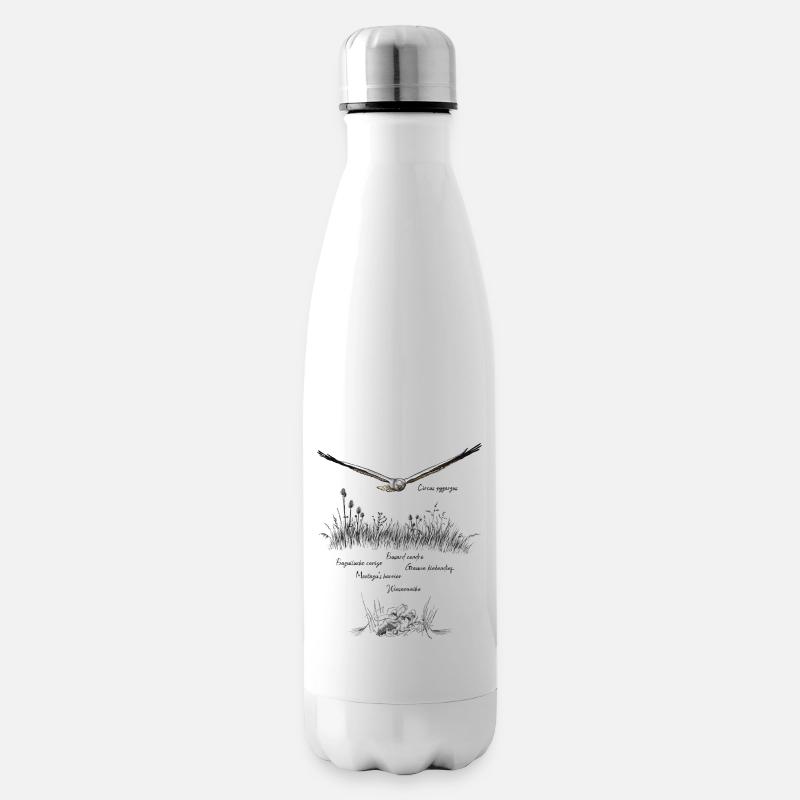 Wiesenweihe - Isolierflasche - Weiß