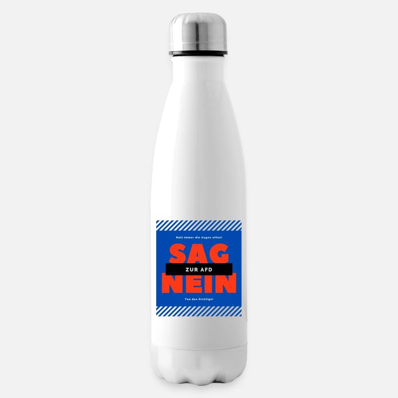 AFD! Nein! - Isolierflasche - Weiß
