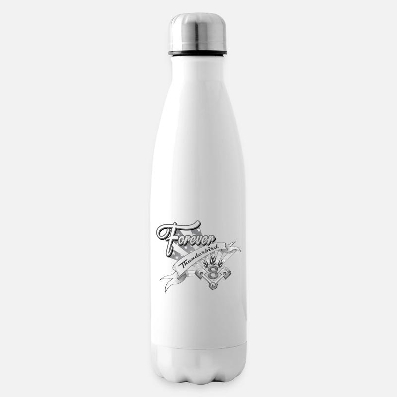 Forever V8 Thunderbird - Insulated Water Bottle - white