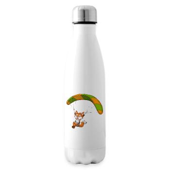 Gleitschirm Fuchs / Fliegender Fuchs - Isolierflasche - Weiß - Rechts