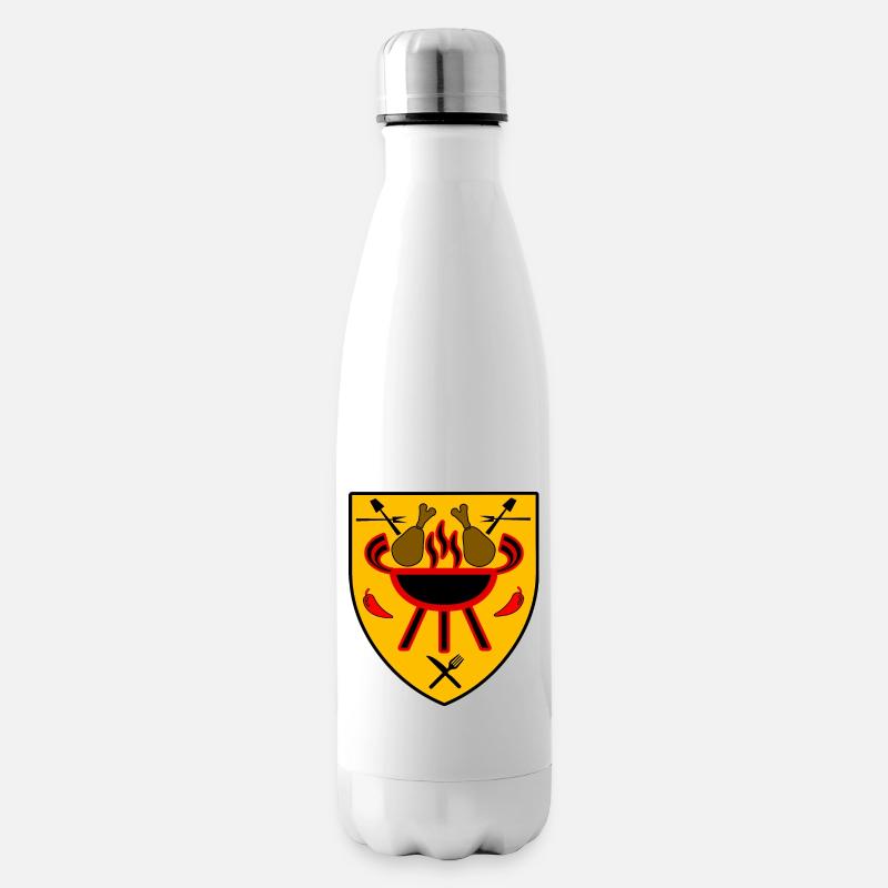 Grillen - Isolierflasche - Weiß