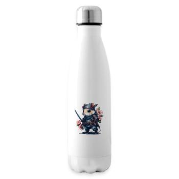 The ninja hamster – incredible and unforgettable - Insulated Water Bottle - white - Right