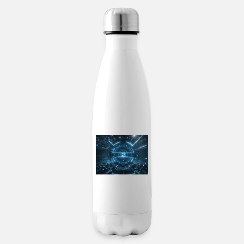 Synthese der Technologie-Zukunft - Isolierflasche - Weiß