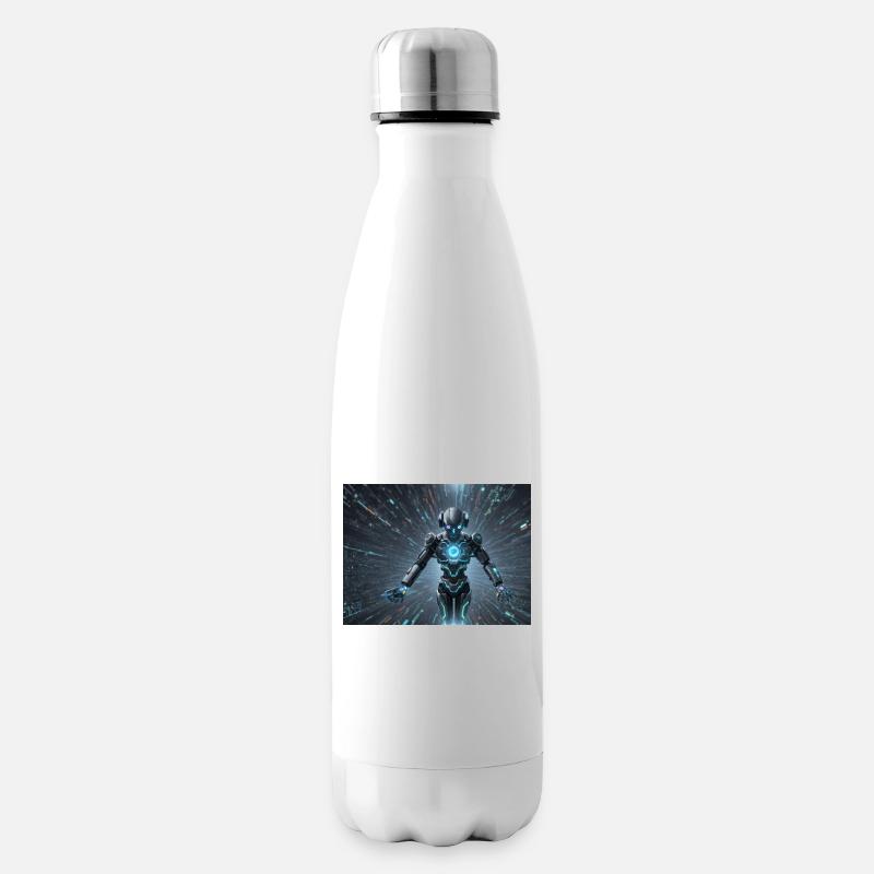 Synthese der Technologie-Zukunft - Isolierflasche - Weiß