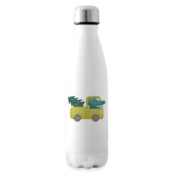Weihnachten - Isolierflasche - Weiß - Rechts