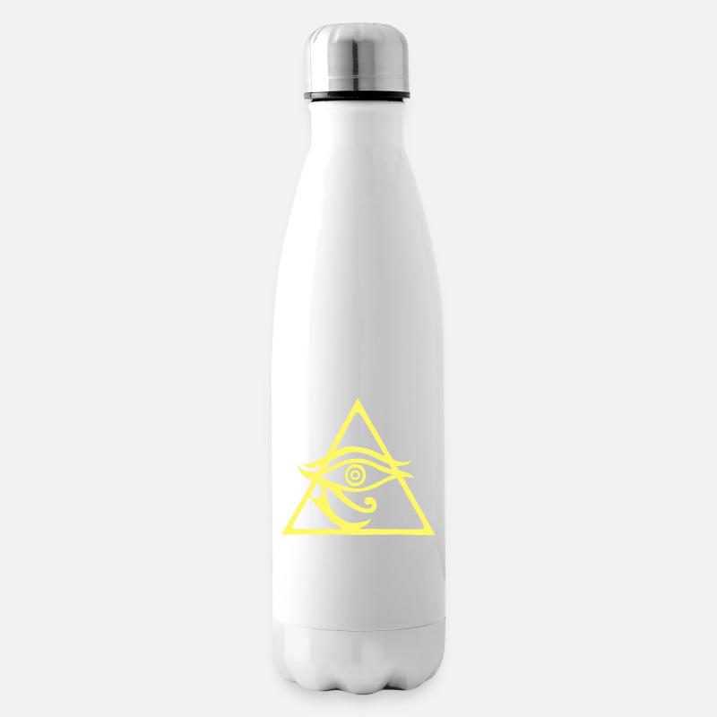 La pyramide du dieu Horus - Bouteille isotherme - blanc