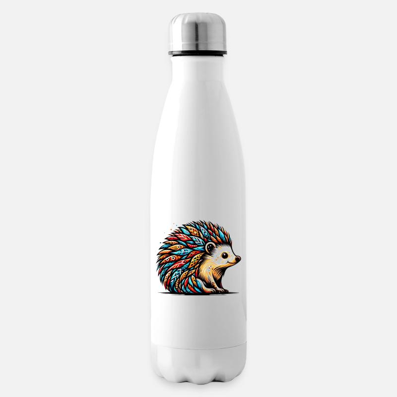 Igel - Isolierflasche - Weiß