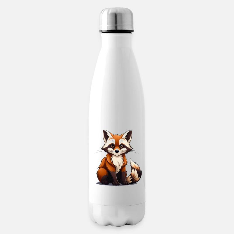 Waschen Bär Niedlicher Panda Logo - Isolierflasche - Weiß