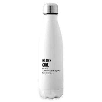 Blues - Insulated Water Bottle - white - Right