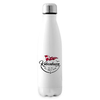 KOBENHAVN - My second home - b - Insulated Water Bottle - white - Right