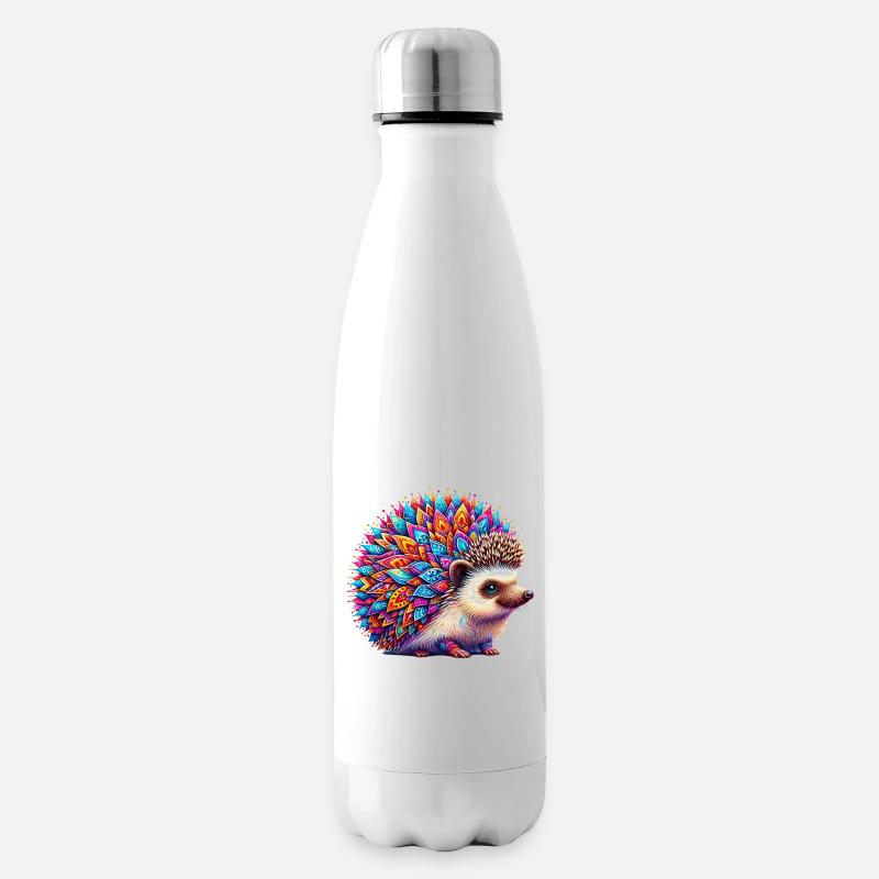 Igel - Isolierflasche - Weiß