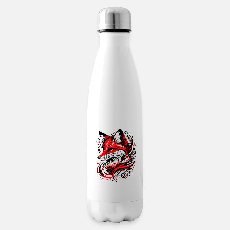 Fox - Insulated Water Bottle - white