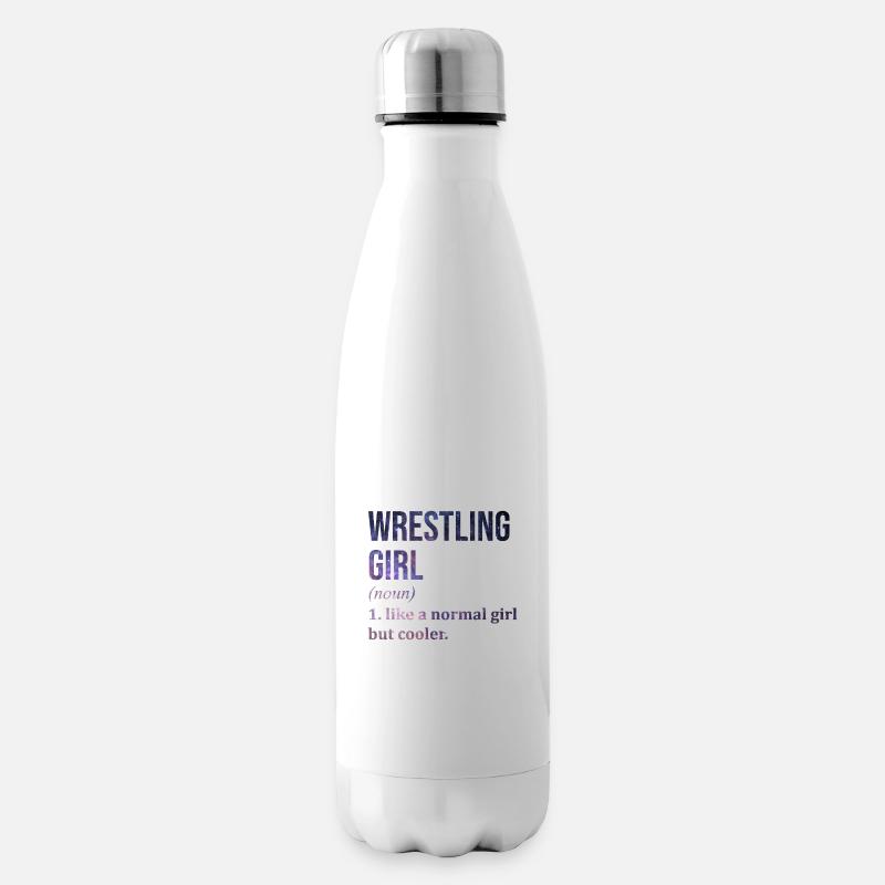 Ringen - Isolierflasche - Weiß