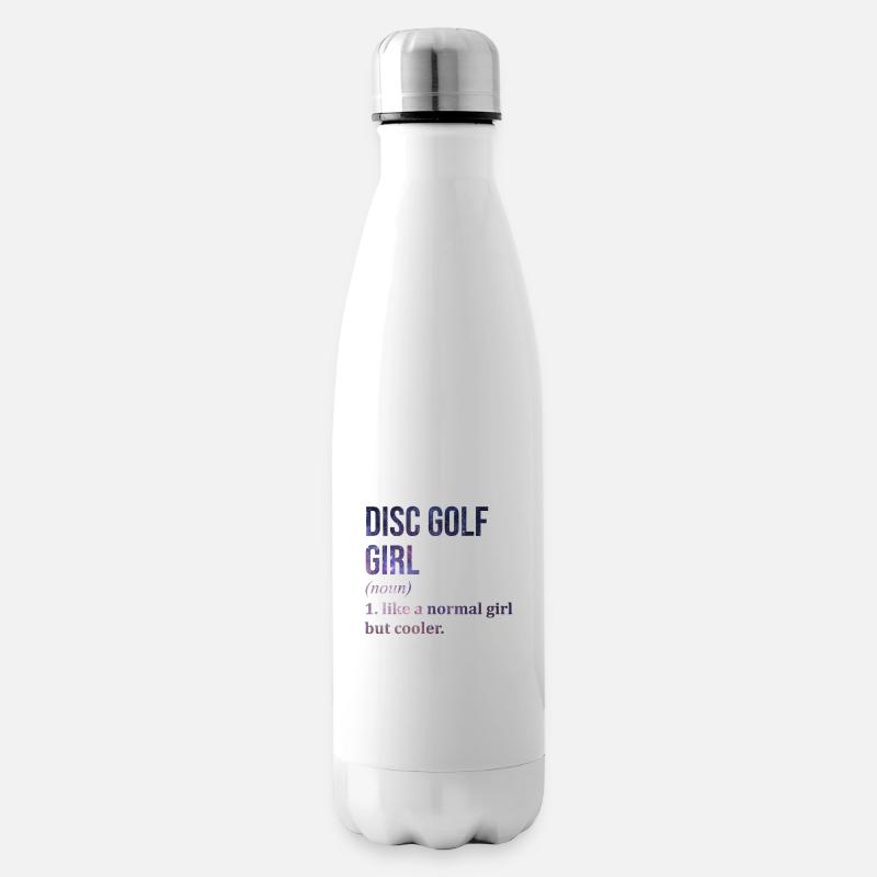 Disc golf - Bouteille isotherme - blanc