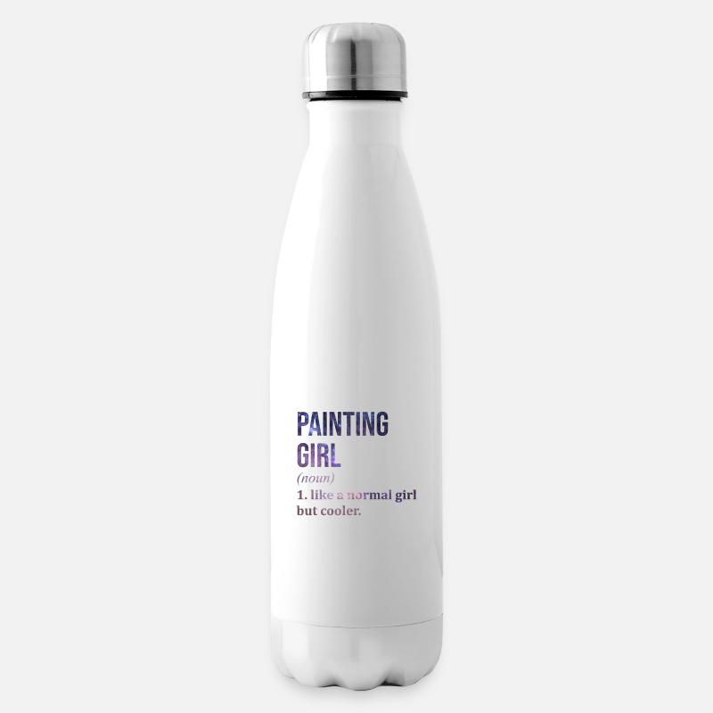 peintre - Bouteille isotherme - blanc