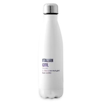 Italien - Bouteille isotherme - blanc - Droite