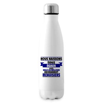 Les meilleurs menuisiers - Bouteille isotherme - blanc - Droite