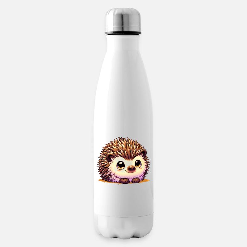 Igel - Isolierflasche - Weiß