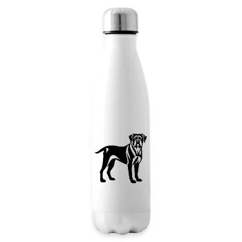 Bullmastiff Chien - Bouteille isotherme - blanc - Droite