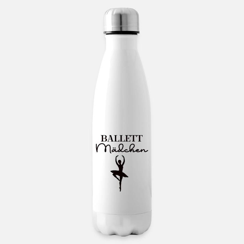 Ballettmädchen Ballet Tänzerin Ballett Mädchen - Isolierflasche - Weiß