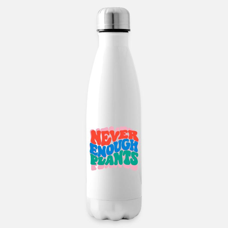 Nie genug Pflanzen - Isolierflasche - Weiß