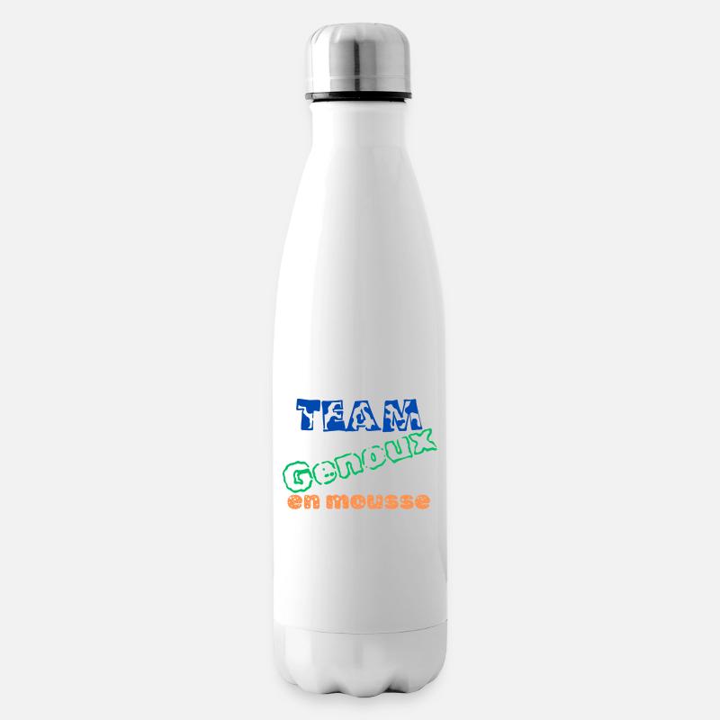 Team Schaumstoff Knie - Isolierflasche - Weiß