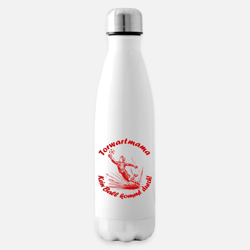 Towart Mama rot - Isolierflasche - Weiß