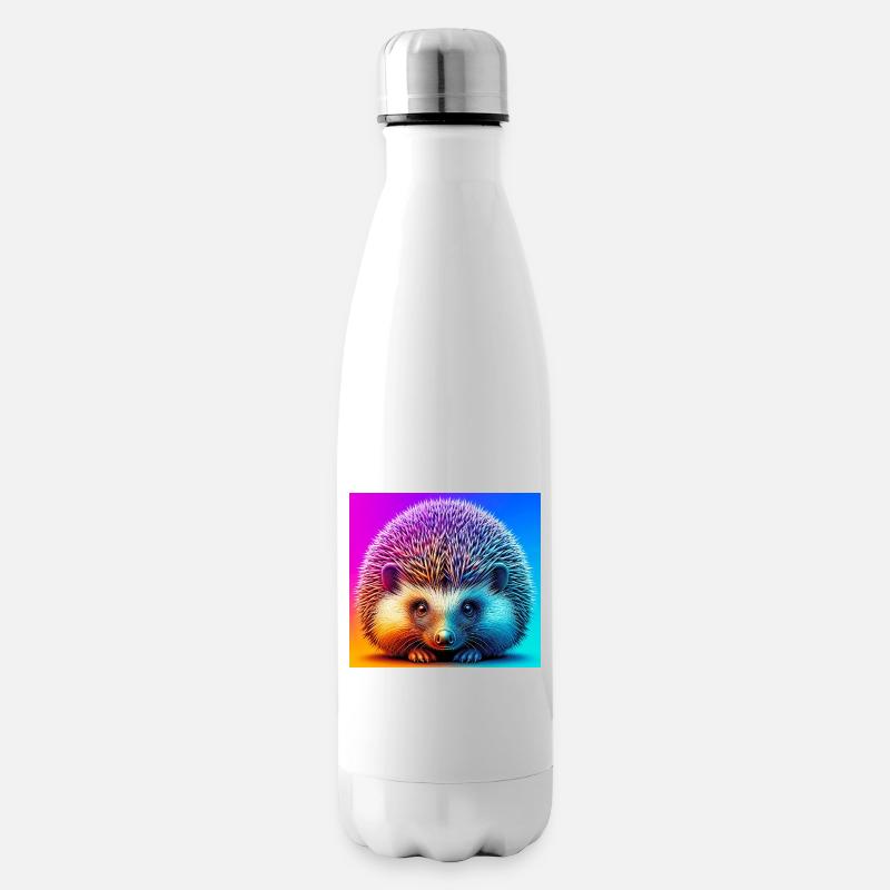 hérisson - Bouteille isotherme - blanc