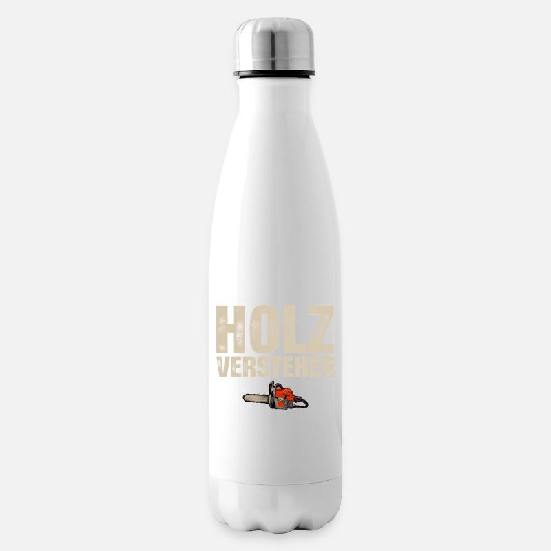 Holzfäller - Isolierflasche - Weiß